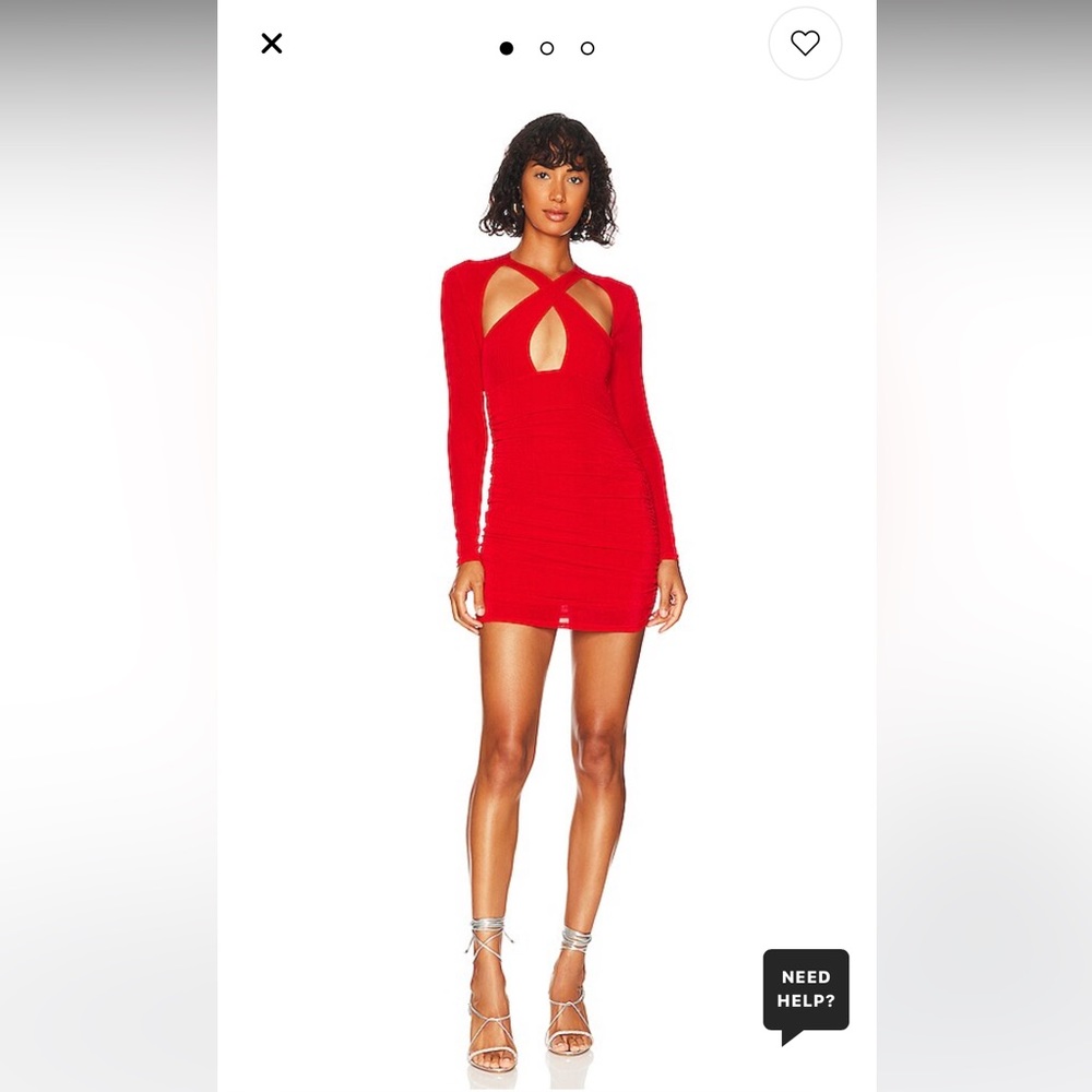 superdown Kandi Cut Out Dress in Red